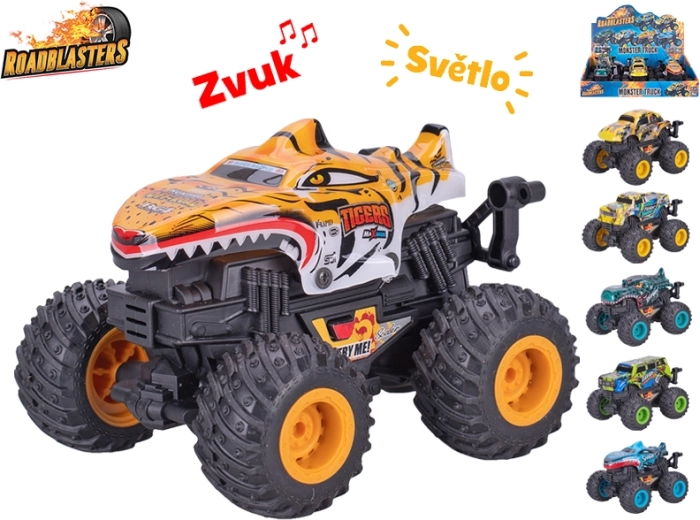 Roadblasters monster truck 12 cm so svetlom a zvukom