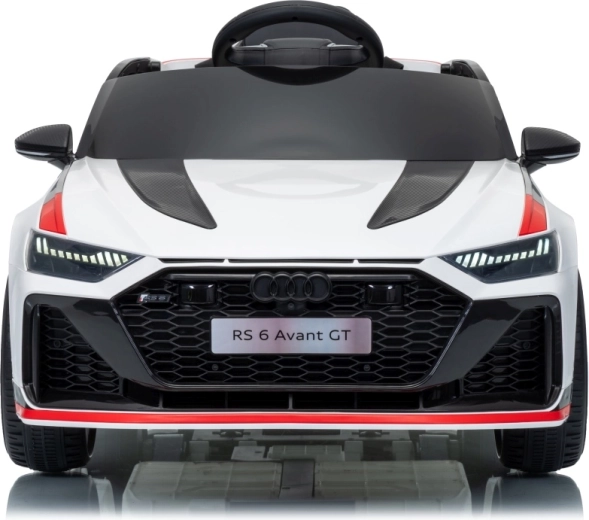 d detské elektrické autíčko AUDI RS 6 AVANT GT – biele