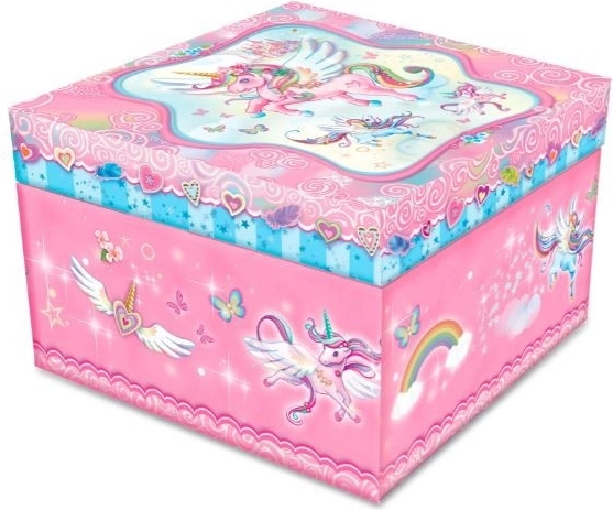 Pohyblivá šperkovnica s jednorožcom