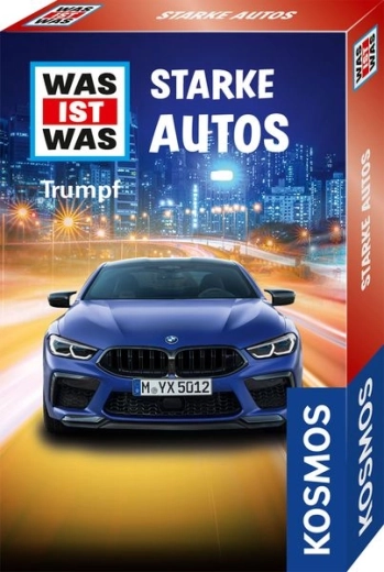 Kosmos WAS IST WAS Trumpf: silné autá – kartová hra - 1 kus