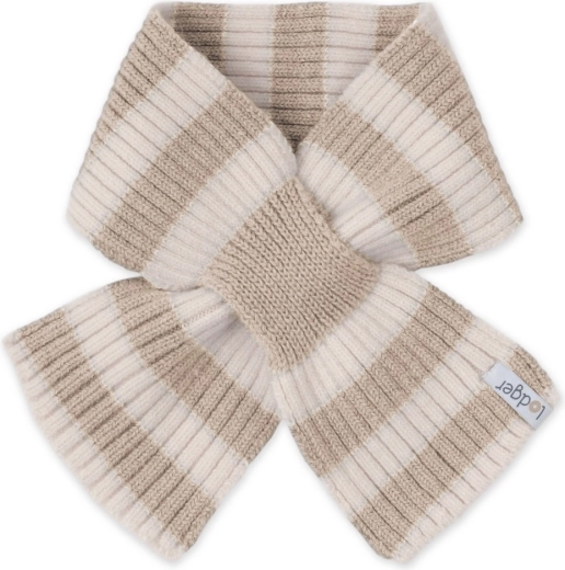 Lodger detský merino šál Stripe béžový