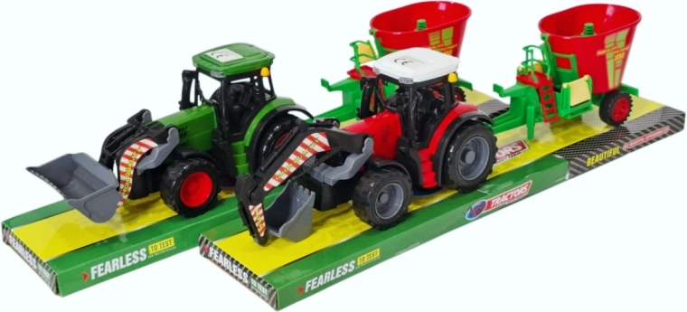 Traktor s prívesným poľnohospodárskym strojom - 1 kus