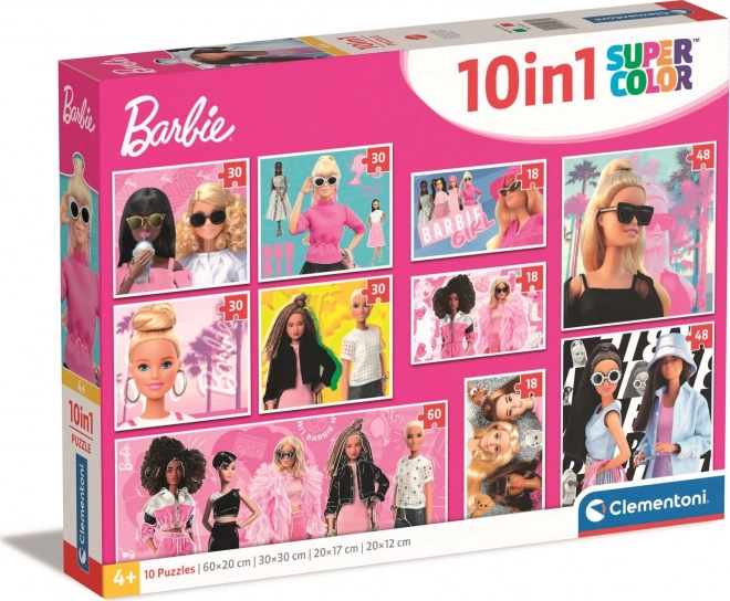 Puzzle CLEMENTONI BARBIE 10 v 1