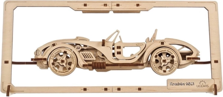 Ugears drevené mechanické puzzle Roadster mk3 2,5D