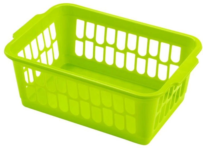 Plastový košík 30 × 20 × 11 cm mix farieb