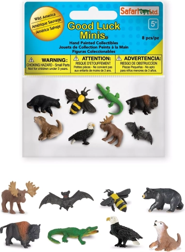 Divoká Amerika – Safari Ltd. Good Luck Minis funpack (8 mini figúrok)