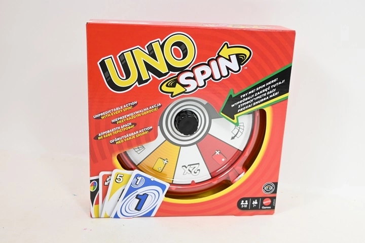 Mattel UNO Spin rodinná kartová hra