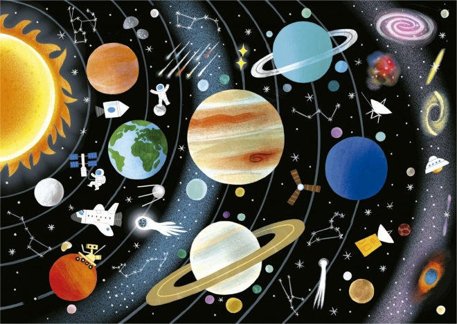 Educa Puzzle Slnečná sústava 150 dielikov