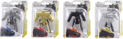 Kovový transformujúci robot pištoľ pre deti