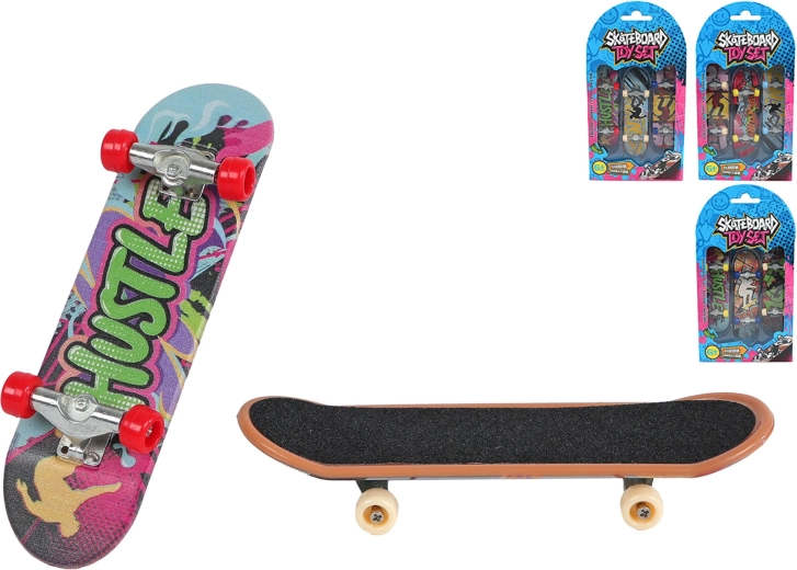 Sada mini fingerboardov 9,5 cm (3 ks)