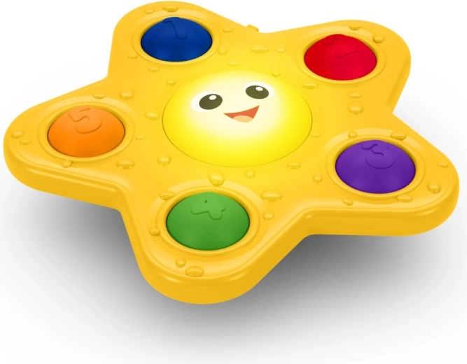 Baby Einstein aktívna hračka s prísavkou Pop & Glow Starfish pre bábätká 6m+