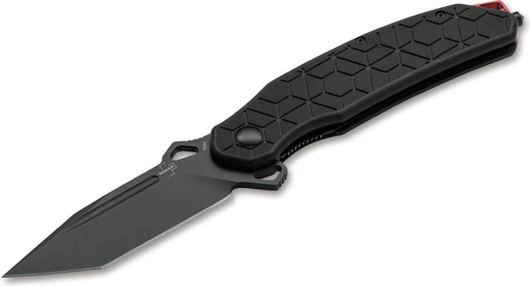 Böker Plus Yokai taktický zatvárací nôž, čierny G10, rozbíjač skla