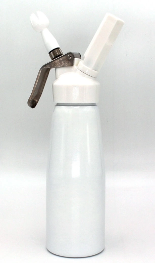 Šľahačková fľaša 0,5 l biela LISS Home Chef