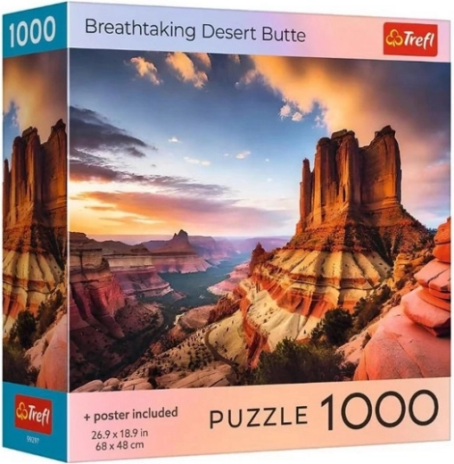 Puzzle 1000 USA – Pôsobivý púštny butte