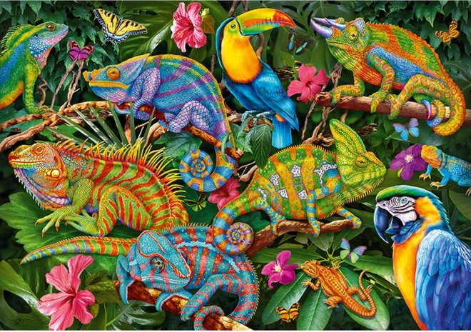 Puzzle Úžasní Chameleóni 2000 dielikov