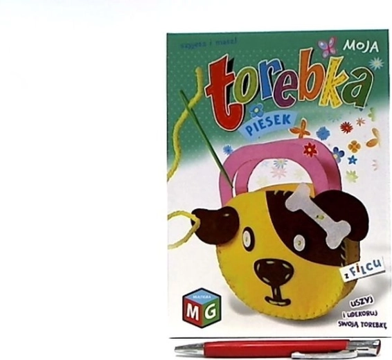 Moja Torebka kreatívna sada na výrobu plstenej kabelky Psík