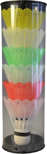 Badmintonové košíčky v tube pre zábavu vonku