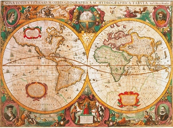 Clementoni Puzzle Historická mapa 1000 dielov