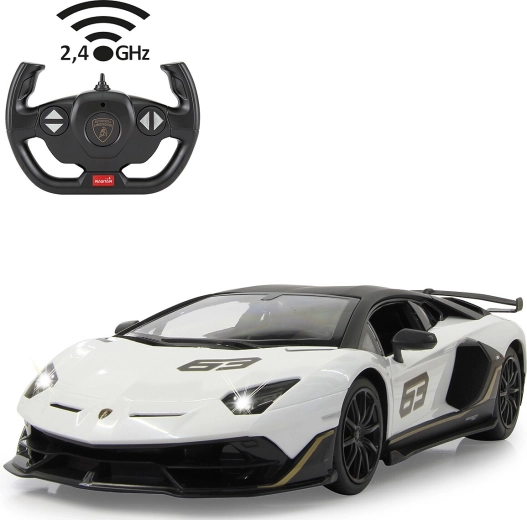 Jamara Lamborghini Aventador SVJ Performance RC auto 1:14 biele 2,4 GHz - 1 kus
