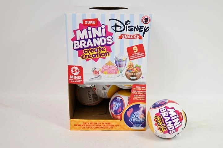 Prekvapivá guľa ZURU Mini Brands Create Disney Snacks