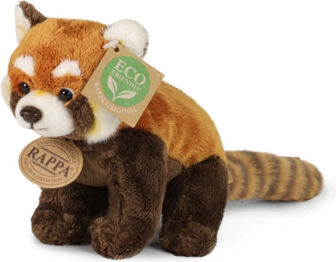 Plyšová panda červená 18 cm eco friendly