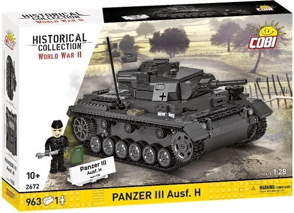 COBI Panzer III Ausf. H – stavebnica 963 dielov (1:28)