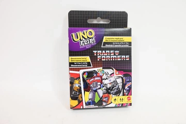 Mattel Uno flip! Transformers kartová hra