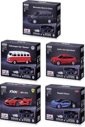 Maisto RC kovové auto so svetlami 1:41