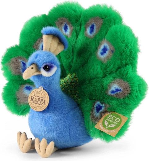 Plyšový páv Rappa eco-friendly 22 cm - 1 kus