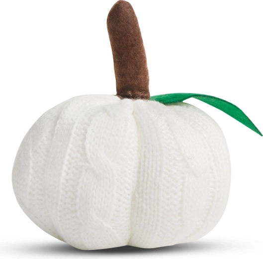 Halloweenska biela tekvicová dekorácia
