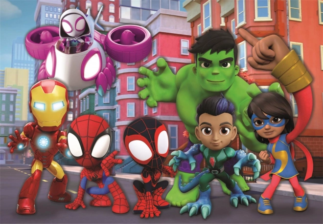 Clementoni puzzle Spidey a jeho úžasní priatelia maxi 24 dielikov