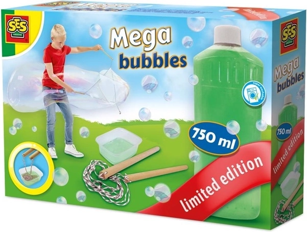SES mega bubliny mydlové bubliny limitovaná edícia 750 ml