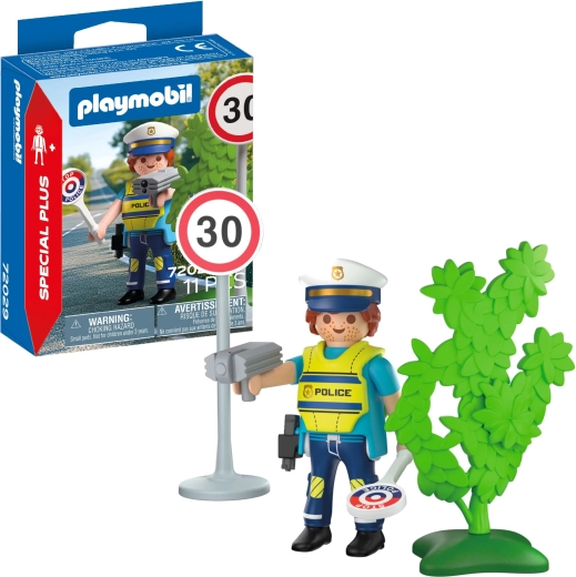 Playmobil Special Plus policajt s radarom a doplnkami