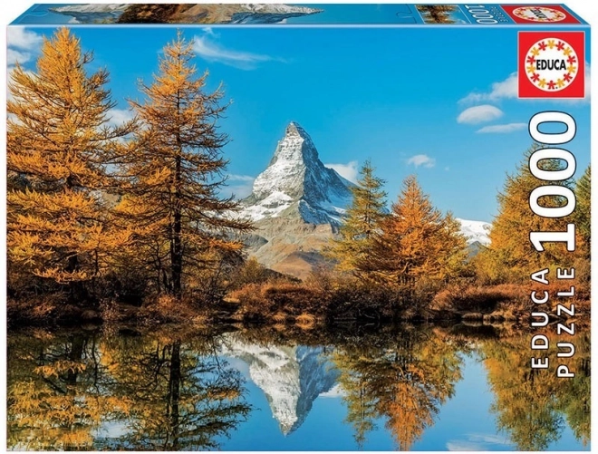 Educa puzzle Jesenný Matterhorn Švajčiarsko 1000 dielikov