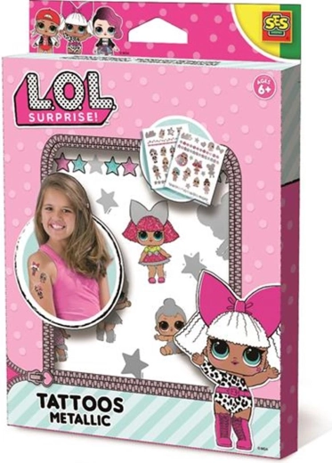 SES L.O.L. Surprise! metalické tetovanie