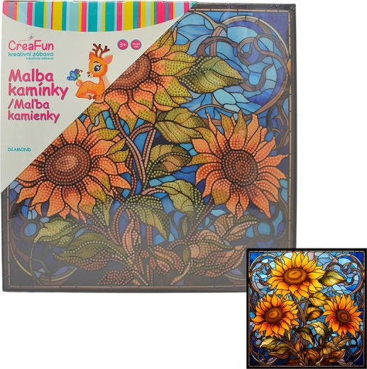 Diamantové maľovanie Slnečnice 30 × 30 cm