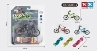 Bicykel + skateboard (súprava 2 ks)