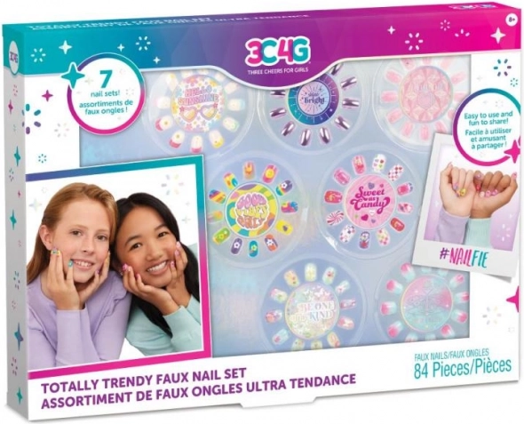 Sada falošných nechtov Totally Trendy
