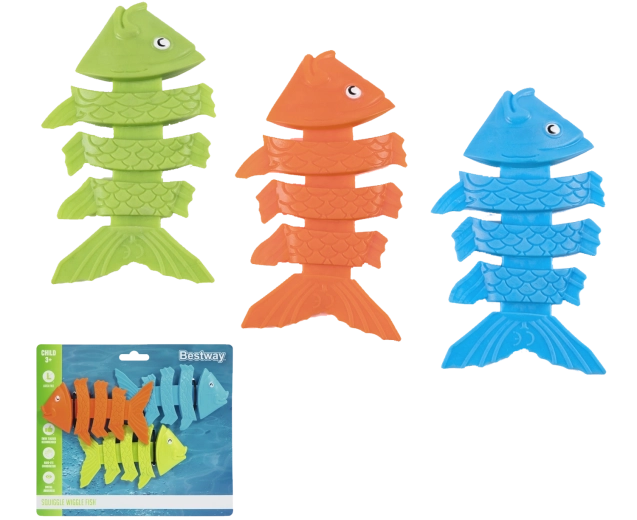 Potápačské hračky Bestway Squiggle Wiggle rybičky – 3 ks
