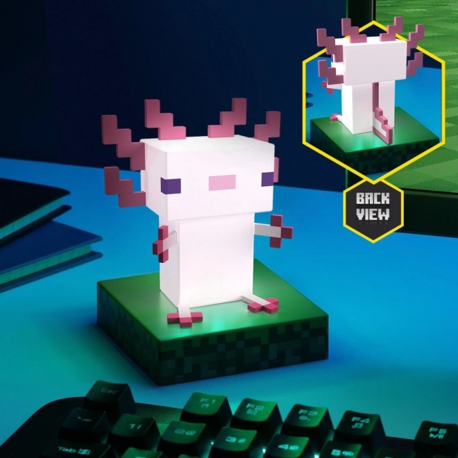 Ikonické svetlo Minecraft - Axolotl