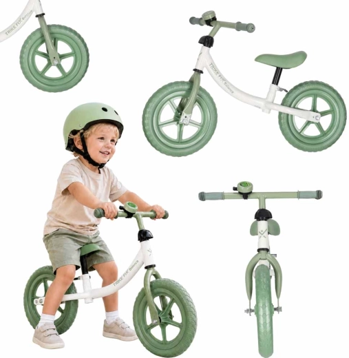 Detské odrážadlo Trike Fix Balance so zvončekom zelené