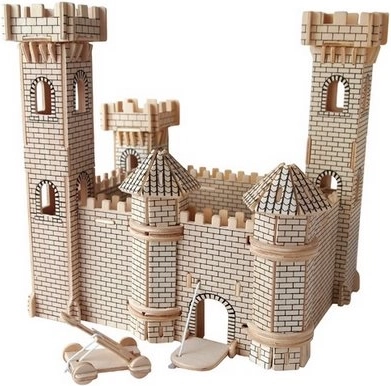 Drevené 3D puzzle vojnová loď – plachetnica Orol