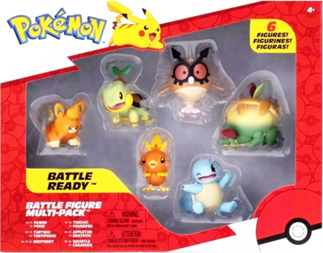 Pokémon sada 6 figúrok