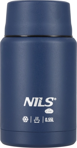 NILS Camp jedálenská termoska na jedlo 550 ml modrá