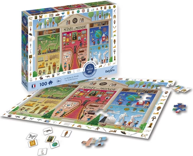Sentosphere puzzle svetové múzeum - 1 kus