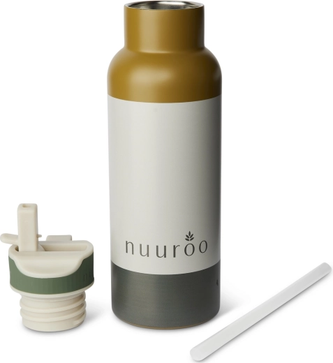 Nuuroo Conrad nerezová fľaša 500 ml green mix