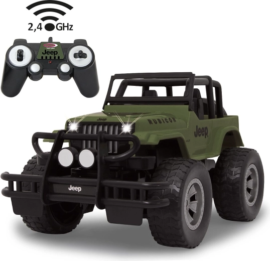 RC auto Jeep Wrangler Rubicon 1:14 olivovozelené