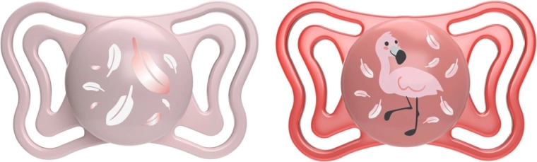 Chicco PhysioForma Light silikónové cumlíky 6–16 m, ružové, 2 ks
