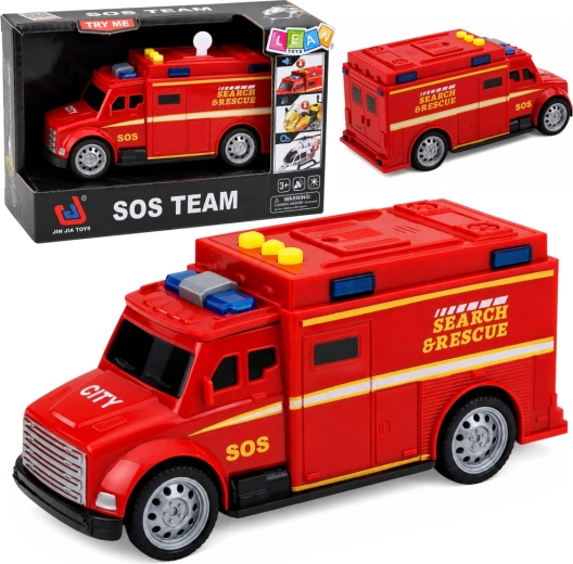 Záchranárske auto SOS Search & Rescue so svetlami a zvukmi 15,5 cm - 1 kus