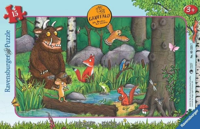 Puzzle Myš a Gruffalo od Ravensburger, 15 dielov